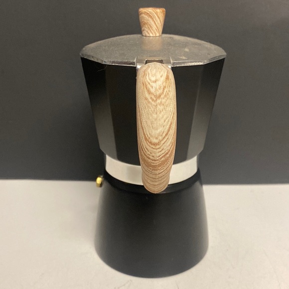 Italian Gnali & Zani Stovetop Coffee MOKA Pot Espresso Maker ITALY Aluminum 6 C - Picture 5 of 15